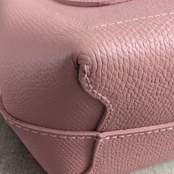 Longchamp - Roseau - Pink - Leather Handbag Tote Crossbody - Excellent Condition - Picture 11 of 11